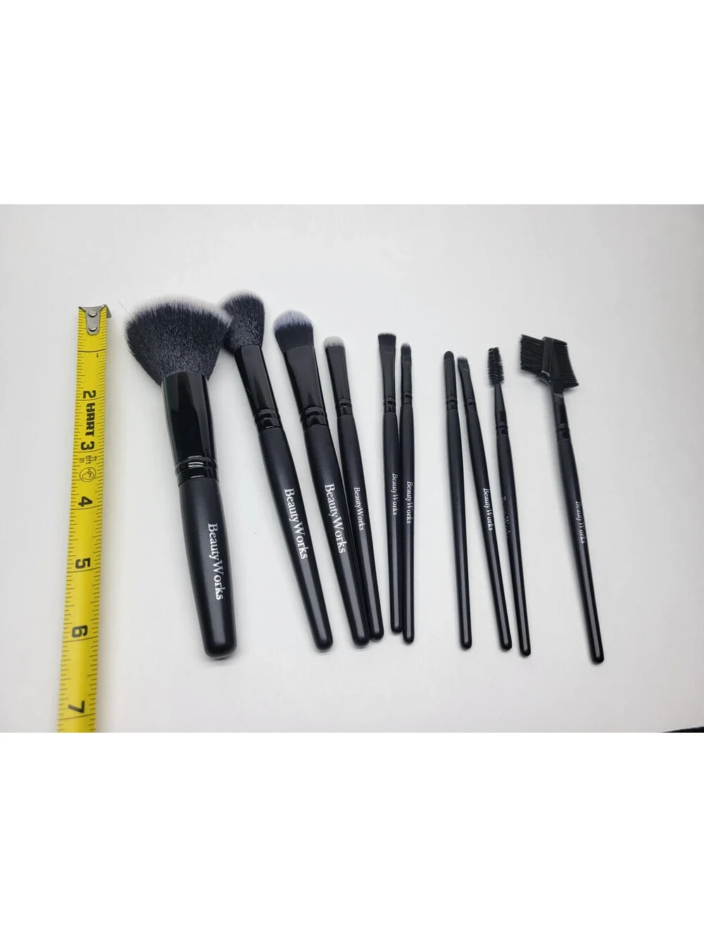 10pc Makeup Brush Set BeautyWorks NYC  + Macy's 3 Pc Brush Cleaner & Holder Set
